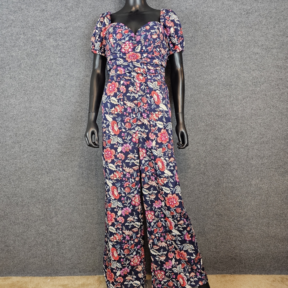 Band of the Free Floral Jumpsuit | Sweetheart Neck & Wide Leg